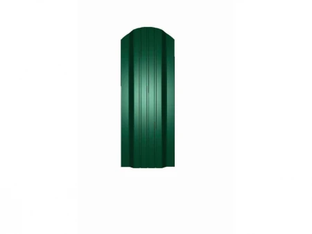 Штакетник М фигурный 0,40х130мм RAL 6005 зеленый мох двухстор.