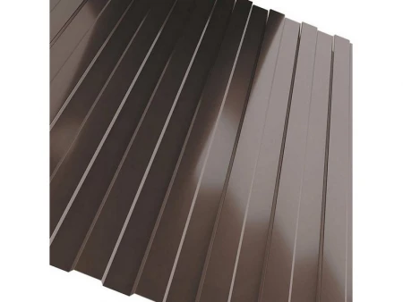 Профнастил оц. С8 0,5*1150 RAL8017 шоколад СТО-16052861-001-2020