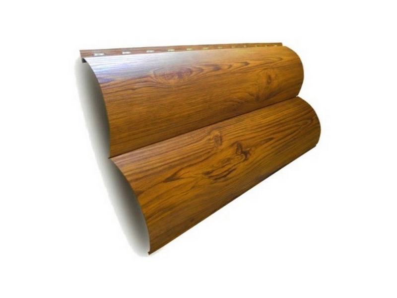Металлический сайдинг Woodline-30х300 0,5 мм (Print 3D дуб античный) (5 м)