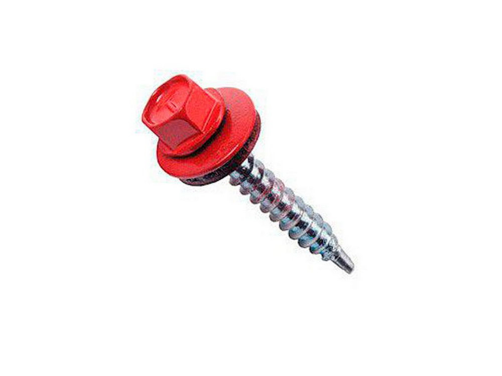 Саморез кровельный 4,8х29 RAL3011 кр. кор.