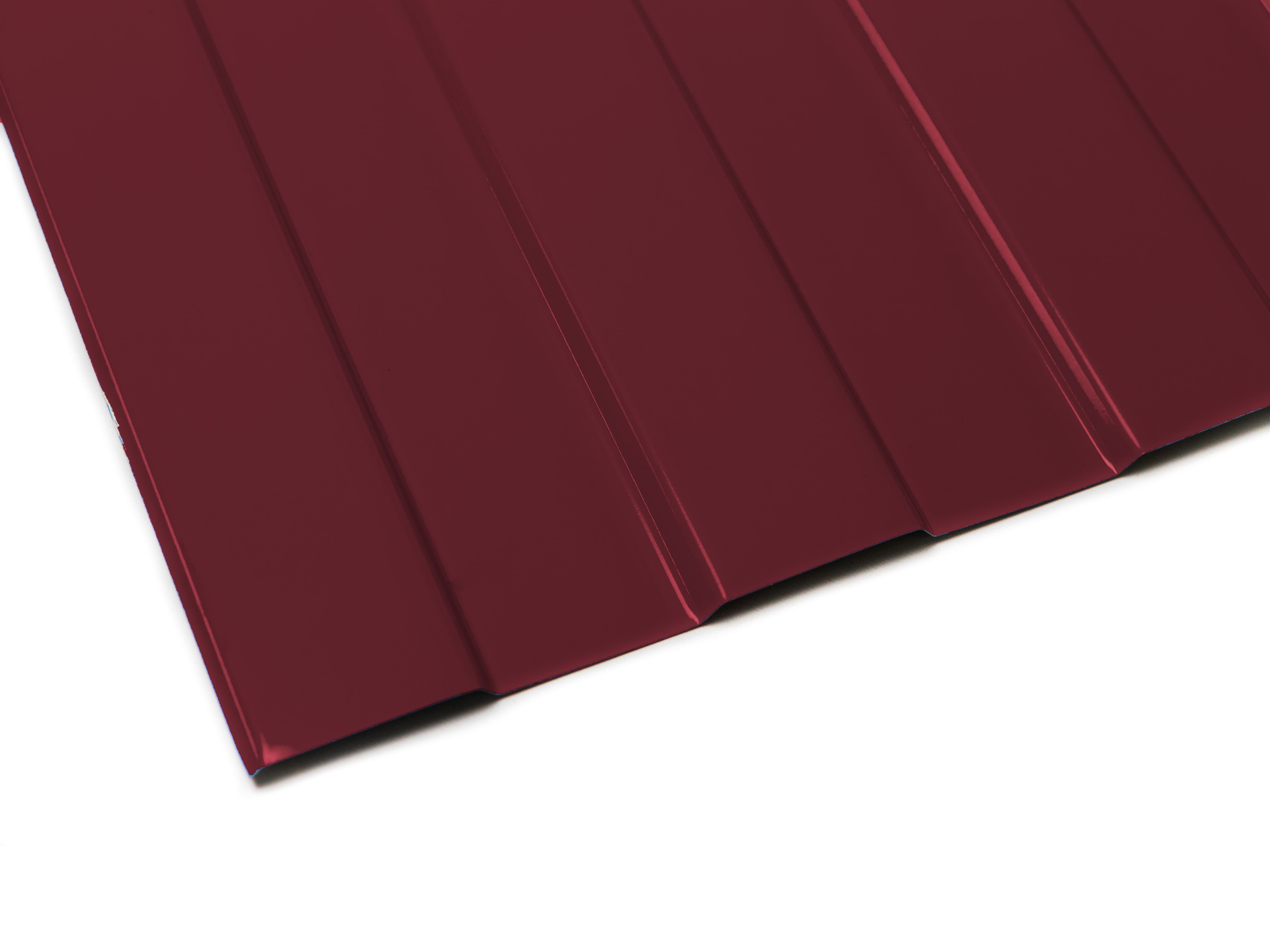 Профнастил оцинкованный С8 0,5*1150(1200) RAL3005 красное вино (1,80м)