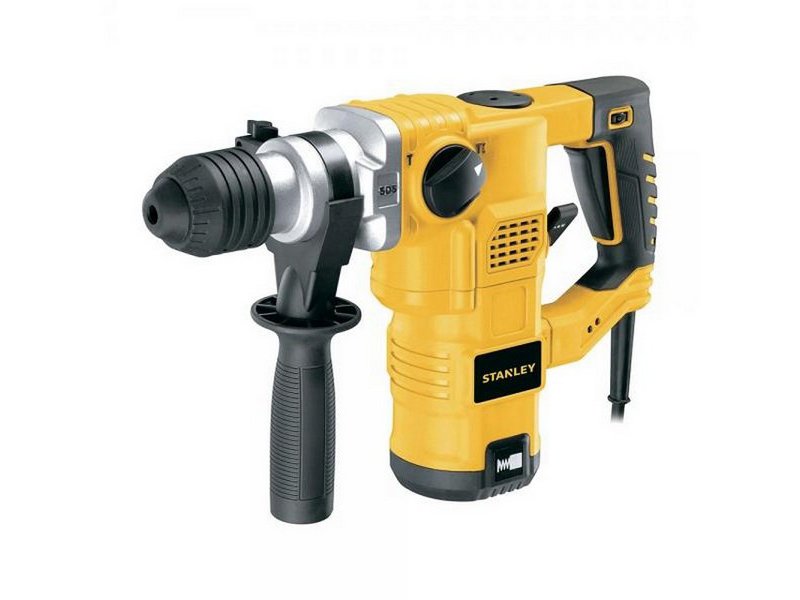 Перфоратор Stanley STHR323K (1250Вт, 3.5Дж, 3реж., SDS-plus, БЗП в комплекте, вес 5.4 кг)