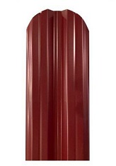 Штакетник М-образный 0,40х130мм RAL 3005 красное вино односторонний (1,50м)