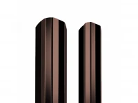 Штакетник М фигурный 0,45х100мм RAL 8017 шоколад дл=1,8м