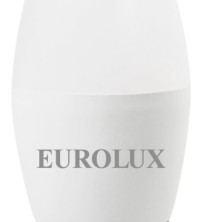 Лампа светодиодная EUROLUX LL-E-C37-6W-230-4K-E27  