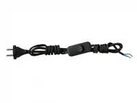 Выключатель на шнуре 0,75мм, 1,7м черный, Bylectrica (ШАВ2-6,0-0,75-1,7ч) (BYLECTRICA)  