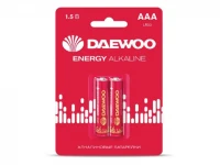 Батарейка AAA LR03 1,5V alkaline BL-2шт DAEWOO ENERGY (5029873)  