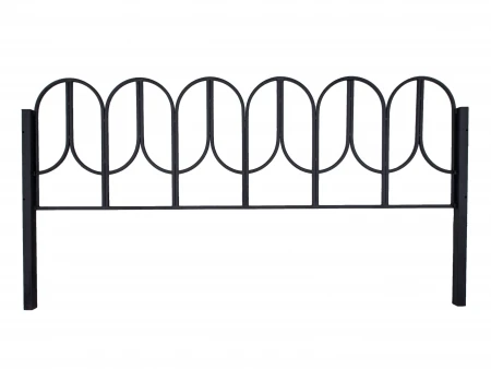Ограда металлическая Арка простая (1800*2000) цк
