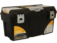 Ящик для инструмента пластмассовый ГЕФЕСТ 21 мет.замки ( с коробками) (М2943) (IDEA)  