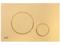 Кнопка управления для систем инсталляций (золотая), Alcaplast (M675-RU)  