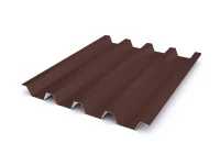 Профнастил оцинкованный Н57 0,6*750(801) RAL8017 шоколад 