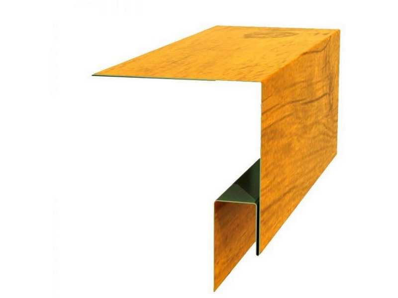 Планка стыковочная сложная Woodstok 75х3000 (ECOSTEEL_T-01-ЗолотойДуб-0,5)