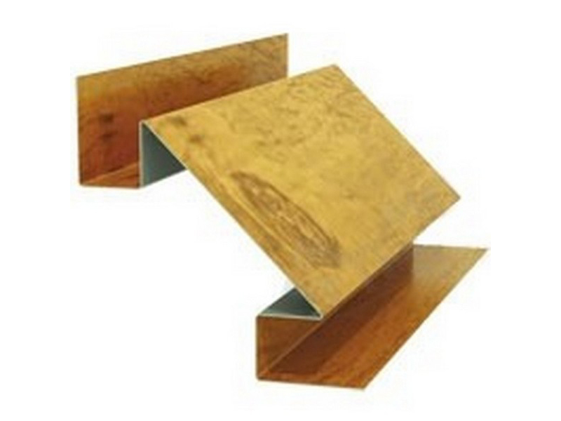 Планка угла внутреннего сложного Woodstok 75х3000 (ECOSTEEL_T-01-ЗолотойДуб-0,5)