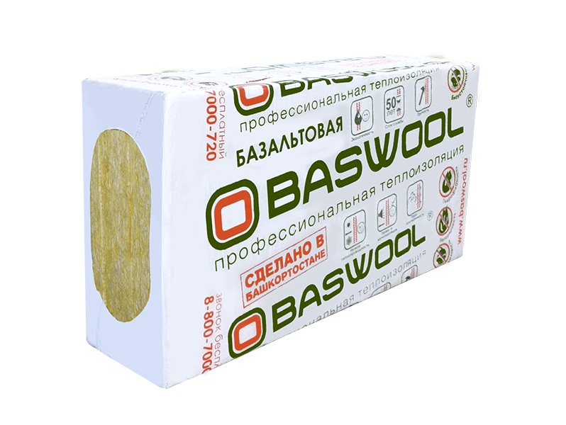 Плита мин. вата BASWOOL ЛАЙТ 35 1200х600х100 (6шт/уп; 0,432 м3)