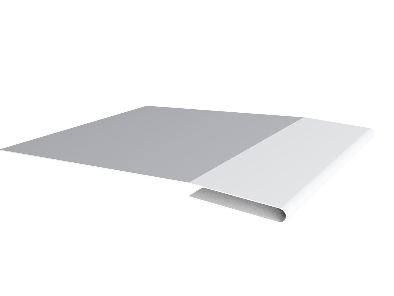 Планка начальная 0.45 Pe-foil RAL 9003