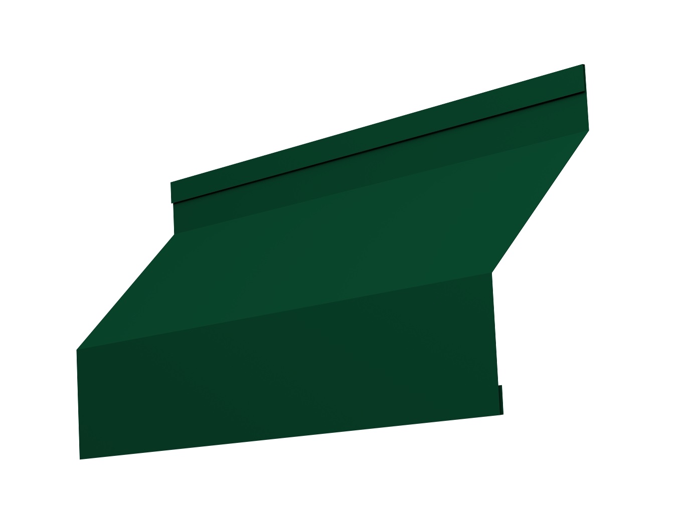 Ламель 0,45 PE с пленкой RAL6005