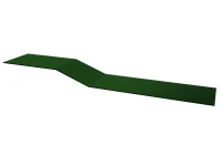Фальц планка крепежная RAL 6005 зеленый мох  
