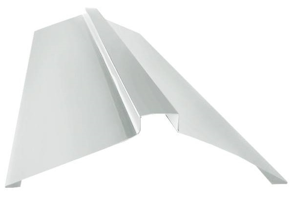 Конек кровельный фигурный 110х110х2000 0,5 RAL 9003