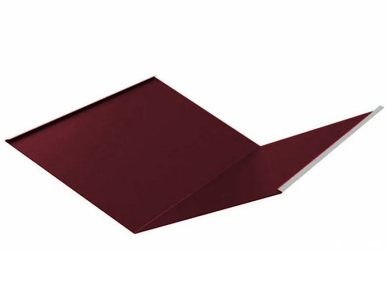Ендова внутренняя 300x300x2000 RAL 3005 красное вино НЕКОНДИЦИЯ