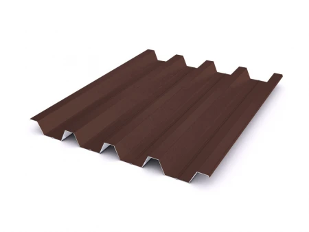 Профнастил оцинкованный Н57 0,65*900(960) RAL 8017 шоколад
