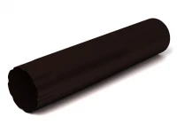 Труба соединительная 100*1000мм черный янтарь RAL9005 СТАНДАРТ 