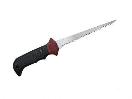 Ножовка ручная для гипсокартона, прорезиненная ручка 170 мм