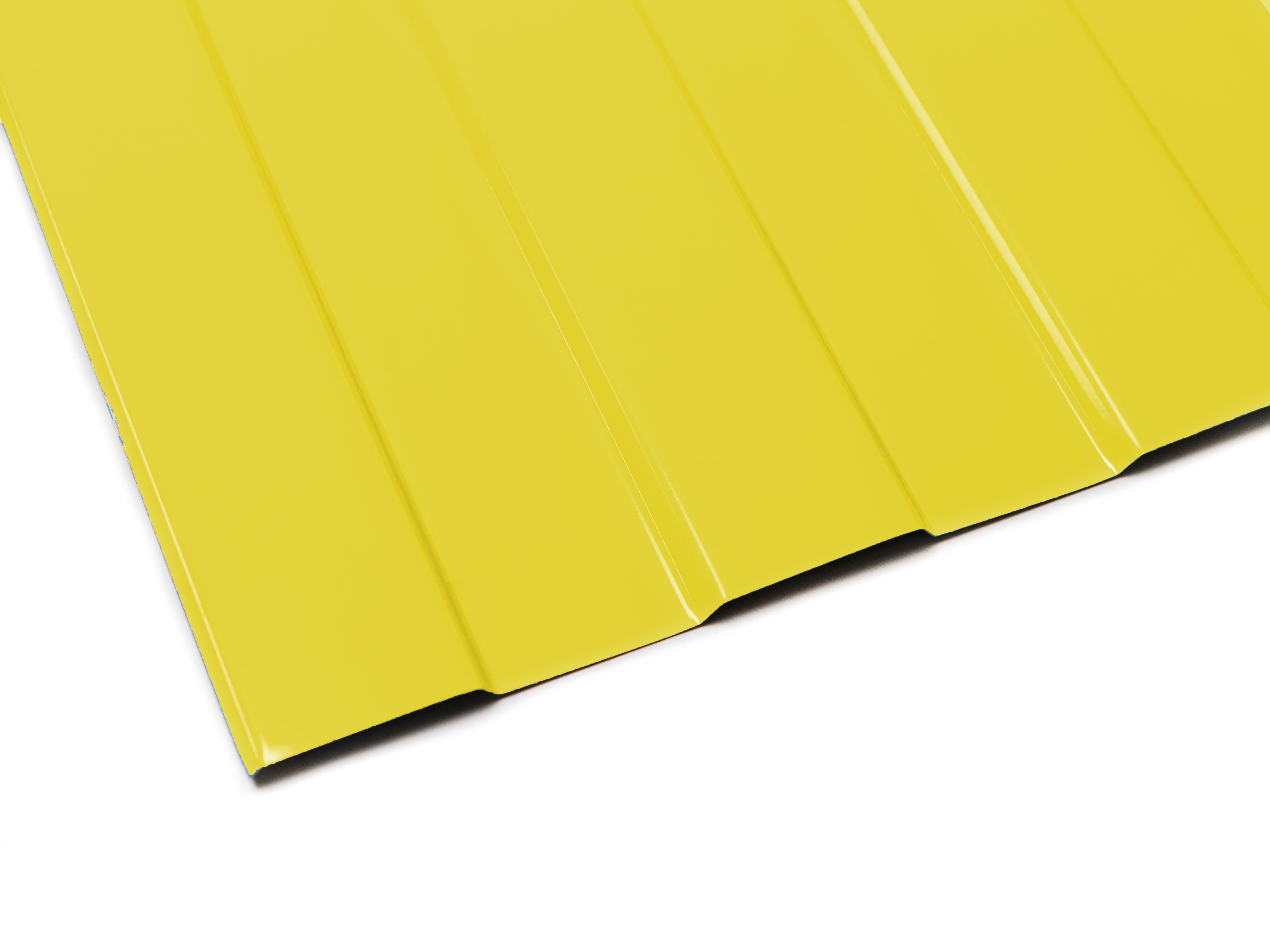 Профнастил оц. С8 0,45*1150(1200) RAL1018 цинково желтый (2 м)