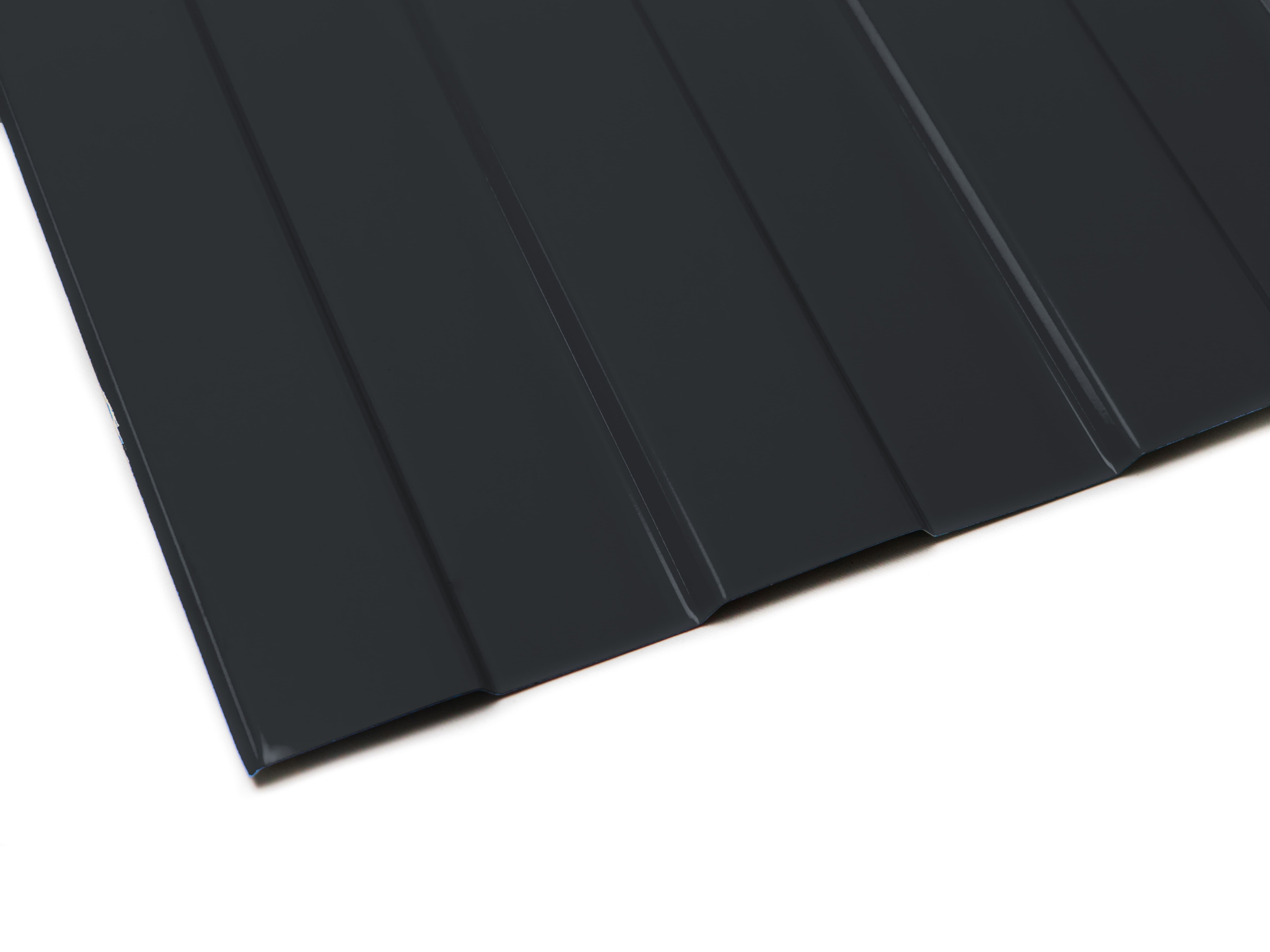 Профнастил оц. С8 0,5*1150(1200) RAL9011 графитно черный (2 м)