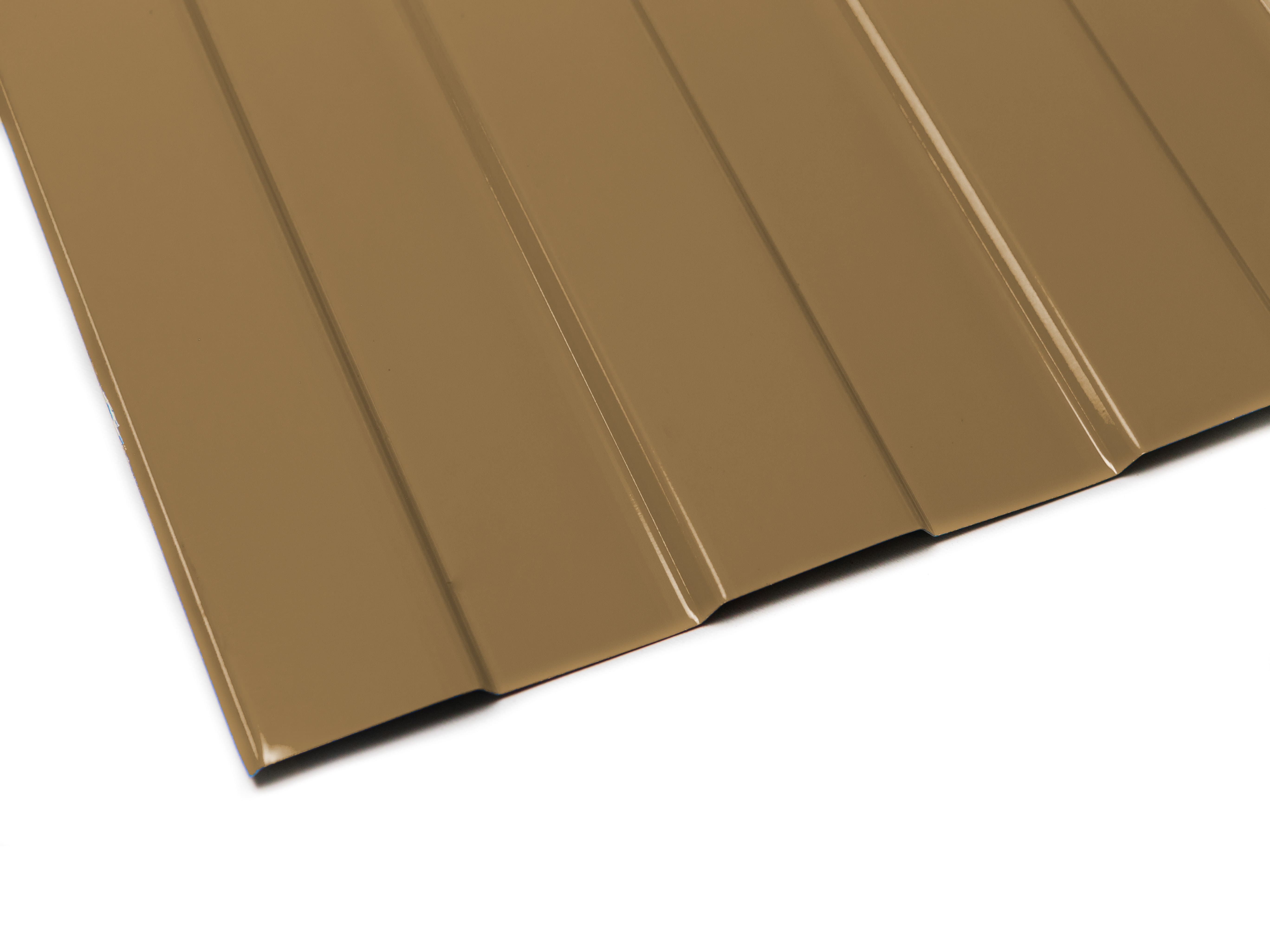Профнастил оц. С8 0,5*900 RAL 1036 перламутрово золотой (2 м)