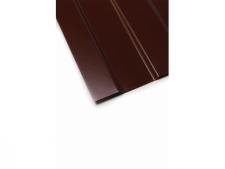 Профнастил оц. С8 II сорт 1150(1200) RAL8017/8017 шоколад (PE-double) СТО-16052861-001-2020