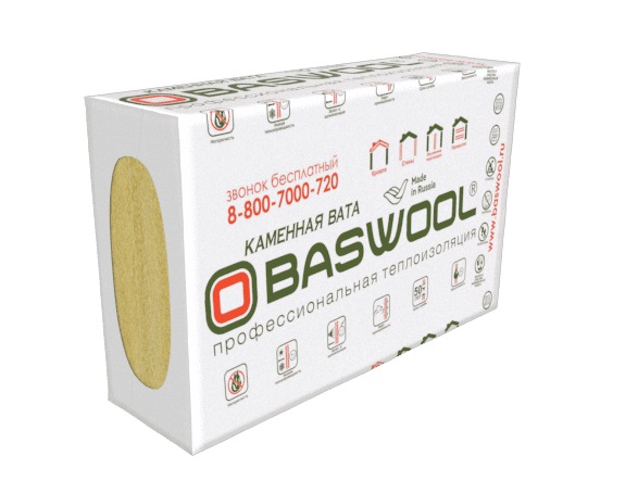 Плита мин. вата BASWOOL Руф В 170 1200х600х100 (2 шт/уп; 0,144м3)