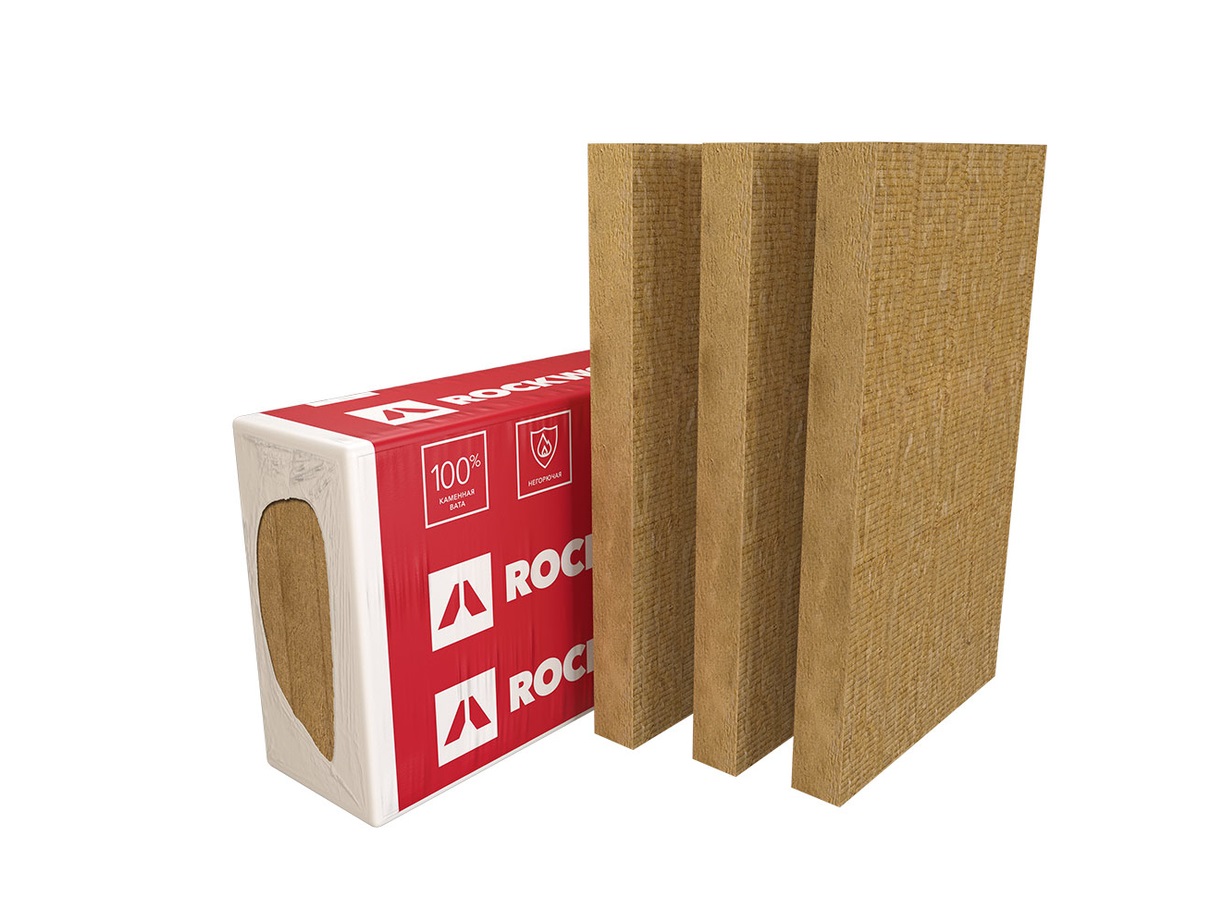 Плита мин. вата ROCKWOOL Руф Баттс В Оптима 1000*600*100 (0,12м3/уп)