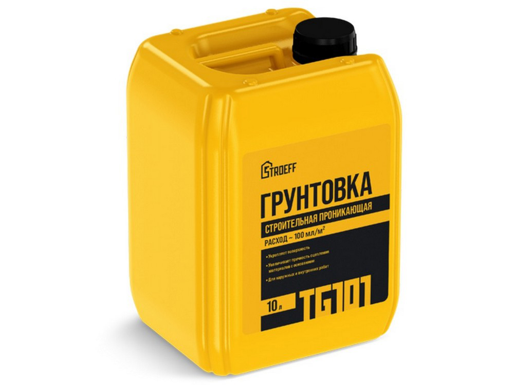 Грунтовка «Строительная» проникающая Строефф TG101 10л