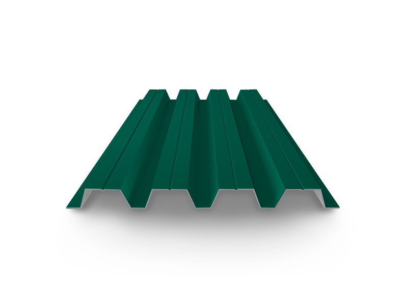 Профнастил оцинкованный Н60 0,7*845(902) RAL6005 зеленый мох