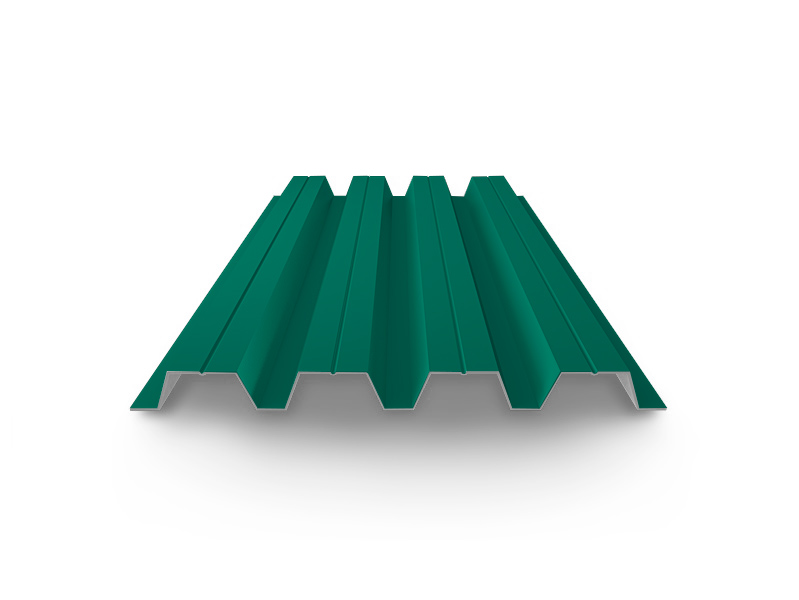 Профнастил оцинкованный Н60 0,7*845(902) RAL6028 сосновый зеленый