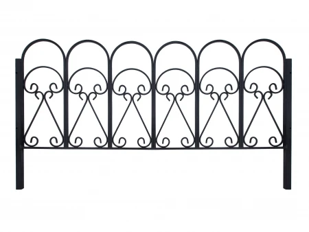 Ограда металлическая Арка вензель (1800*2000) цк