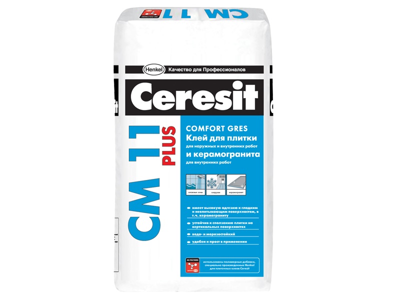 Клей плиточный Ceresit СМ 11, 25кг