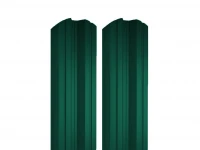 Штакетник М фигурный 0,40х110мм RAL 6005 зеленый мох двухсторонний 