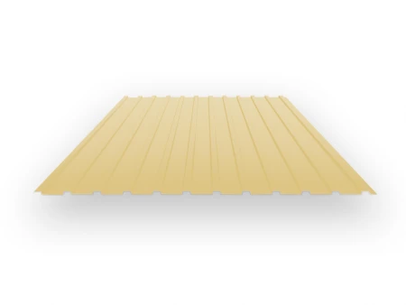 Профнастил оц. С10 0,45*1100(1140) RAL1014 слоновая кость