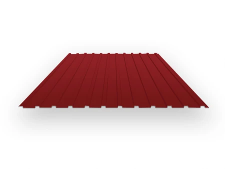 Профнастил оц. С10 0,5*1100(1140) RAL3005 красное вино