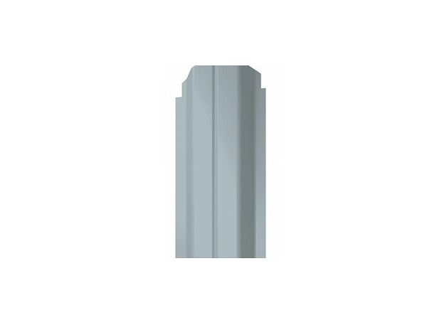 Штакетник П фигурный 0,40х100мм RAL 7024 мокрый асфальт Vega (20 шт) (1,80м)