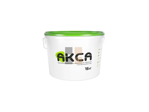 Герметик АКСА 15кг серый (55шт на под.)