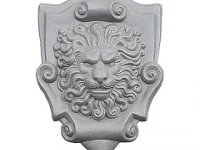 Барельеф «Лев» на стену 555х420х110 мм ( 17,5 кг ) серый 