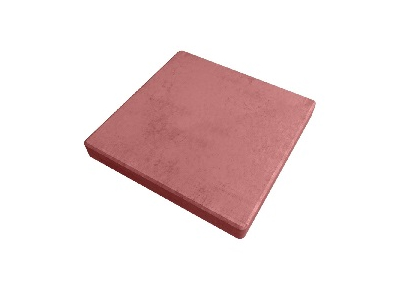 Плитка «Квадрат 40х40» вибропрес.400*400*60 красная