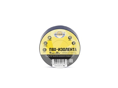 Изолента ПВХ 15мм*20м синяя AVIORA (305-005)