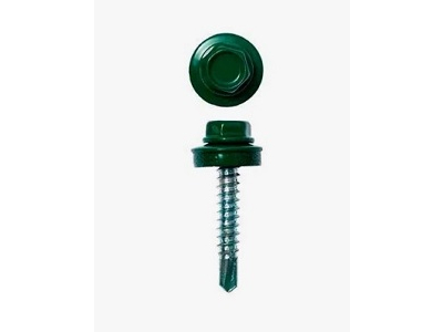 Саморез кровельный 5,5х25 RAL6005 зеленый мох Daxmer