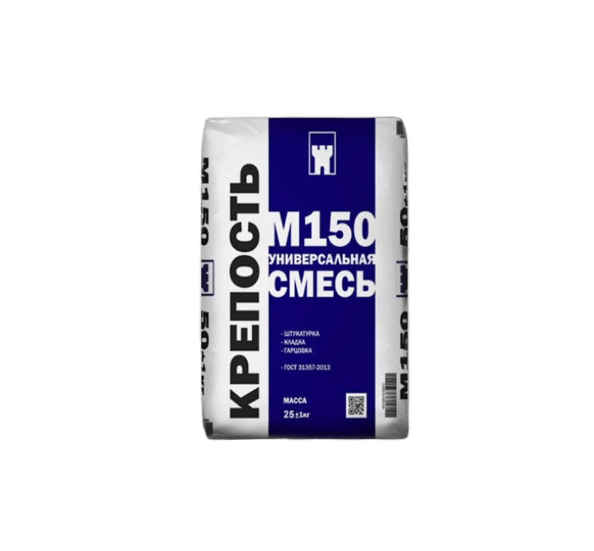 Смесь М150 25кг сухая универсальная Крепость (уп.80шт)