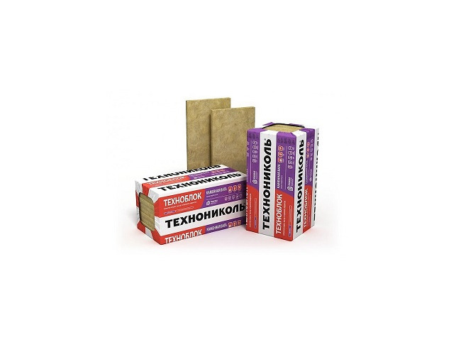 Плиты минераловатные ТЕХНОБЛОК СТАНДАРТ 45кг/м3 1200х600х50мм (0,288м3/уп)