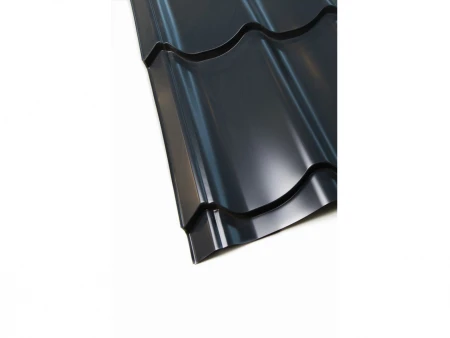 Металлочерепица Монтеррей II сорт 1190 RAL 7024 мокрый асфальт СТО 16052861-001-2020