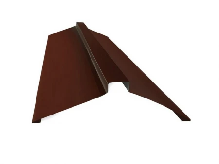 Конек кровельный фигурный 190х190х2000 RAL 8017 шоколад